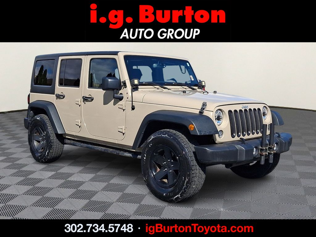 Mojave Sand Clearcoat 2016 Jeep Wrangler Unlimited Sport 4WD SUV / Crossover Four-Wheel Drive 5-Speed Automatic