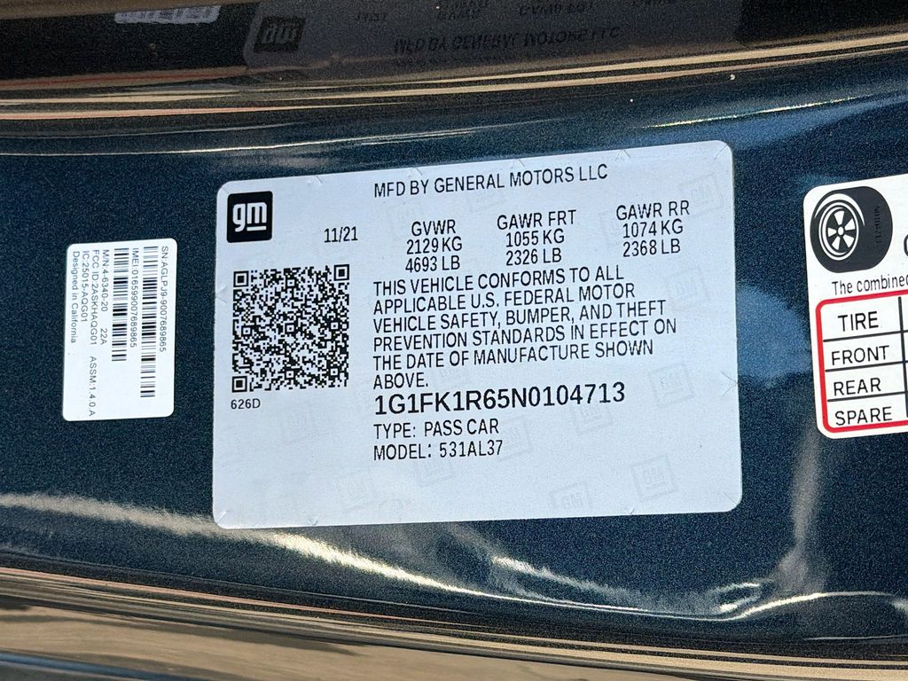 Used 2022 Gray Chevrolet ZL1 image 29