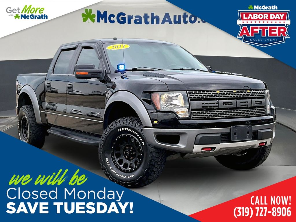 Black 2011 Ford F-150 Pickup Truck Four-Wheel Drive 6-Speed Automatic