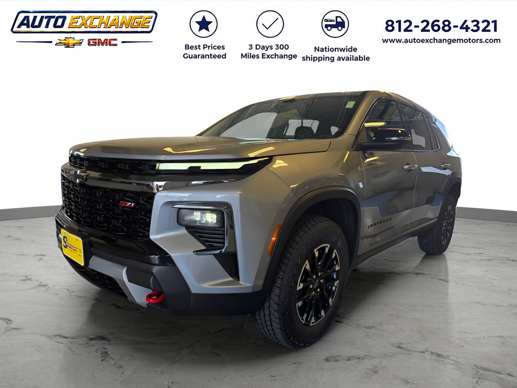 Sterling Gray Metallic 2026 Chevrolet Traverse SUV / Crossover Four-Wheel Drive 8-Speed Automatic