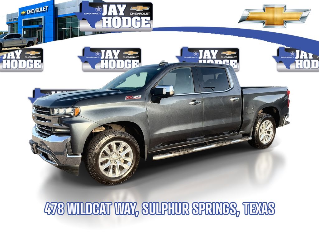 Shadow Gray Metallic 2021 Chevrolet Silverado 1500 Pickup Truck Four-Wheel Drive 8-Speed Automatic