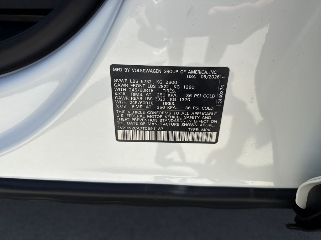 2026 Volkswagen Atlas 2.0T SE White at DeMontrond Auto Country
