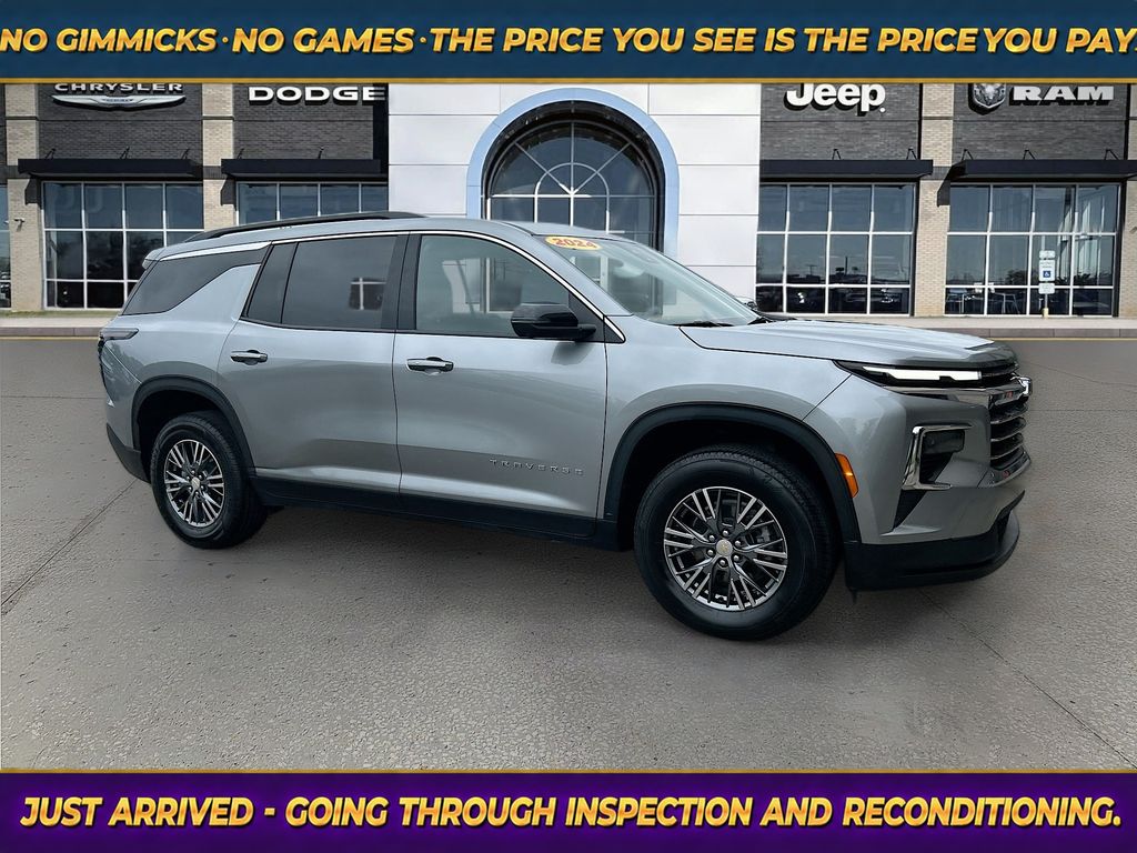 Sterling Gray Metallic 2024 Chevrolet Traverse SUV / Crossover Front-Wheel Drive 8-Speed Automatic