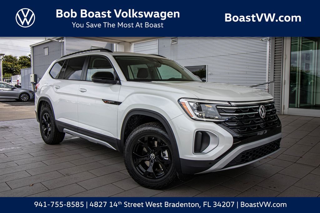 Opal White Pearl 2026 Volkswagen Atlas SUV / Crossover All-Wheel Drive 8-Speed Automatic