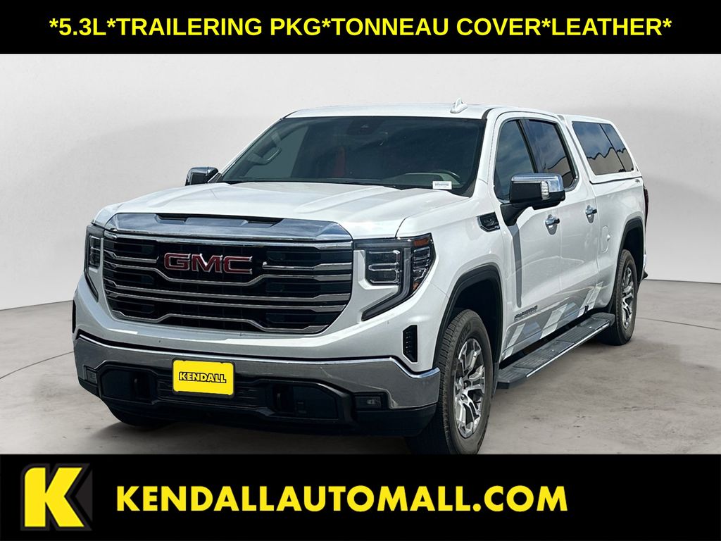 White Frost 2022 GMC Sierra 1500 Pickup Truck Four-Wheel Drive Automatic