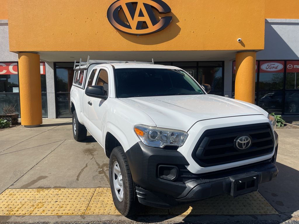 Super White 2020 Toyota Tacoma SR I4 Access Cab RWD Pickup Truck 4X2 6-Speed Automatic