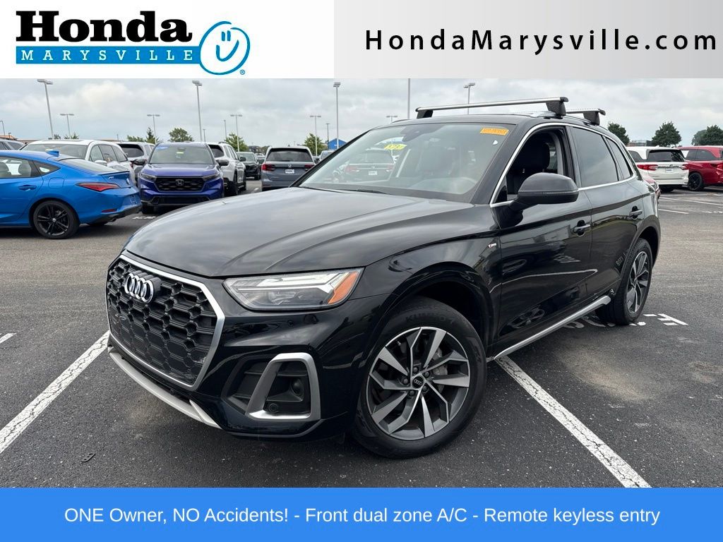 Black Metallic 2023 Audi Q5 SUV / Crossover All-Wheel Drive 7-Speed Automatic