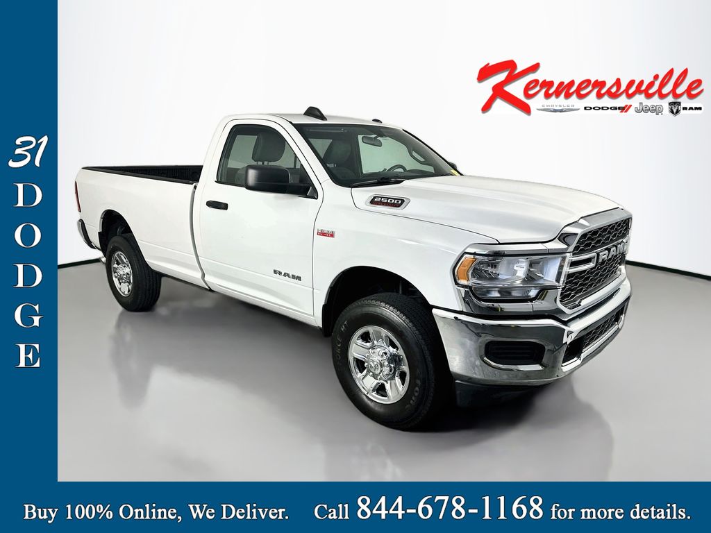 Bright White Clearcoat 2021 RAM 2500 Pickup Truck Four-Wheel Drive 8-Speed Automatic