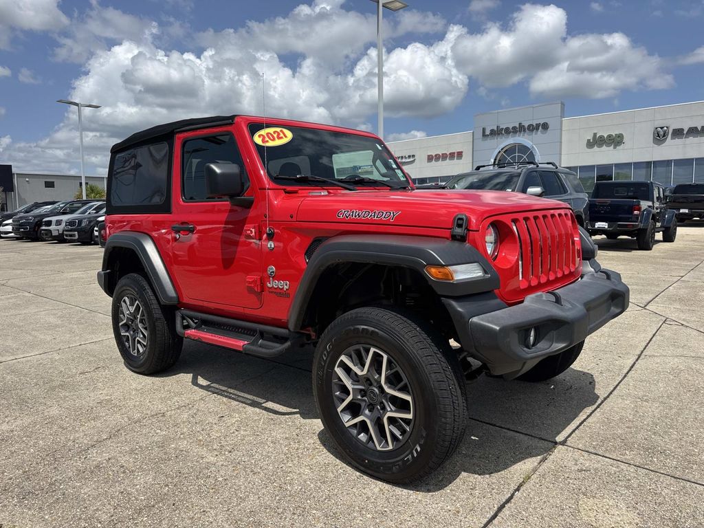 Firecracker Red Clearcoat 2021 Jeep Wrangler SUV / Crossover Four-Wheel Drive 8-Speed Automatic