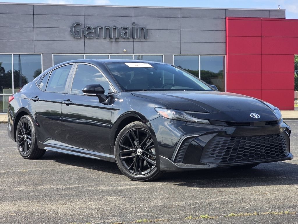 Certified Used 2025 Black Toyota SE image 2