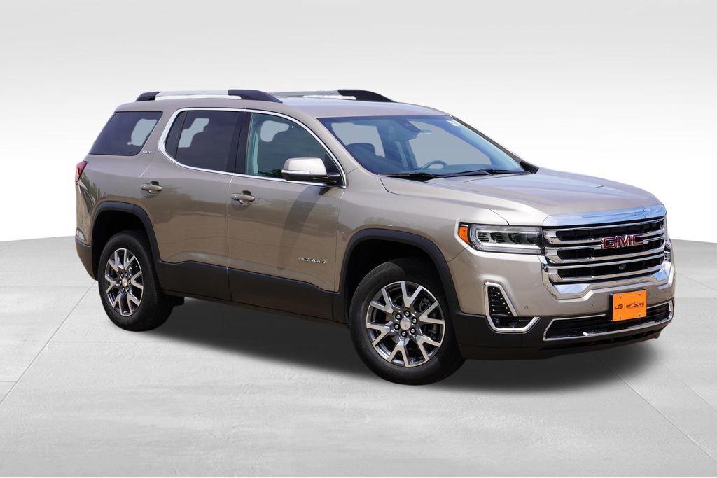 Light Stone Metallic 2023 GMC Acadia SLT AWD SUV / Crossover Four-Wheel Drive 9-Speed Automatic