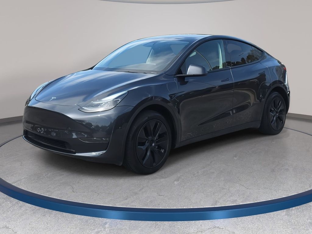 Gray 2025 Tesla Model Y Long Range RWD SUV / Crossover Rear-Wheel Drive 1-Speed Automatic