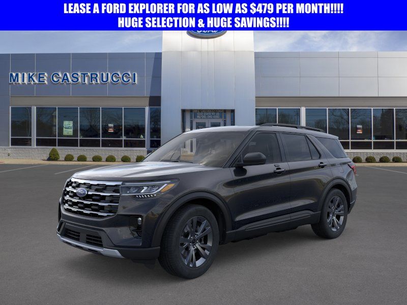 Agate Black Metallic 2026 Ford Explorer SUV / Crossover All-Wheel Drive Automatic
