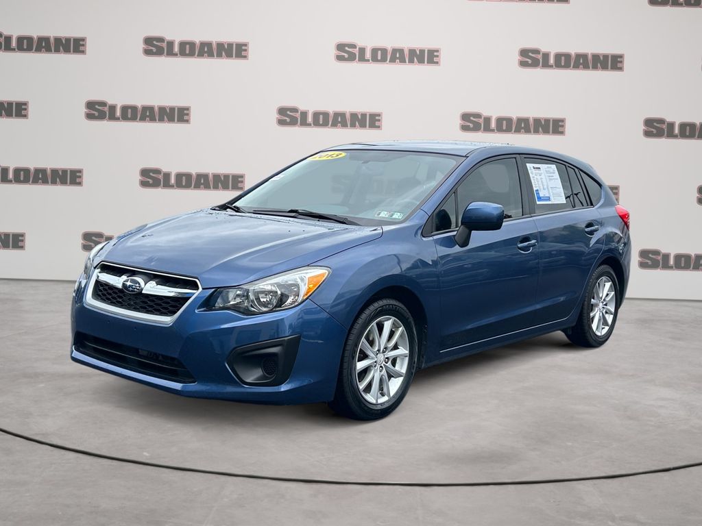 Marine Blue Pearl 2013 Subaru Impreza 2.0i Premium Hatchback Hatchback All-Wheel Drive Continuously Variable Transmission