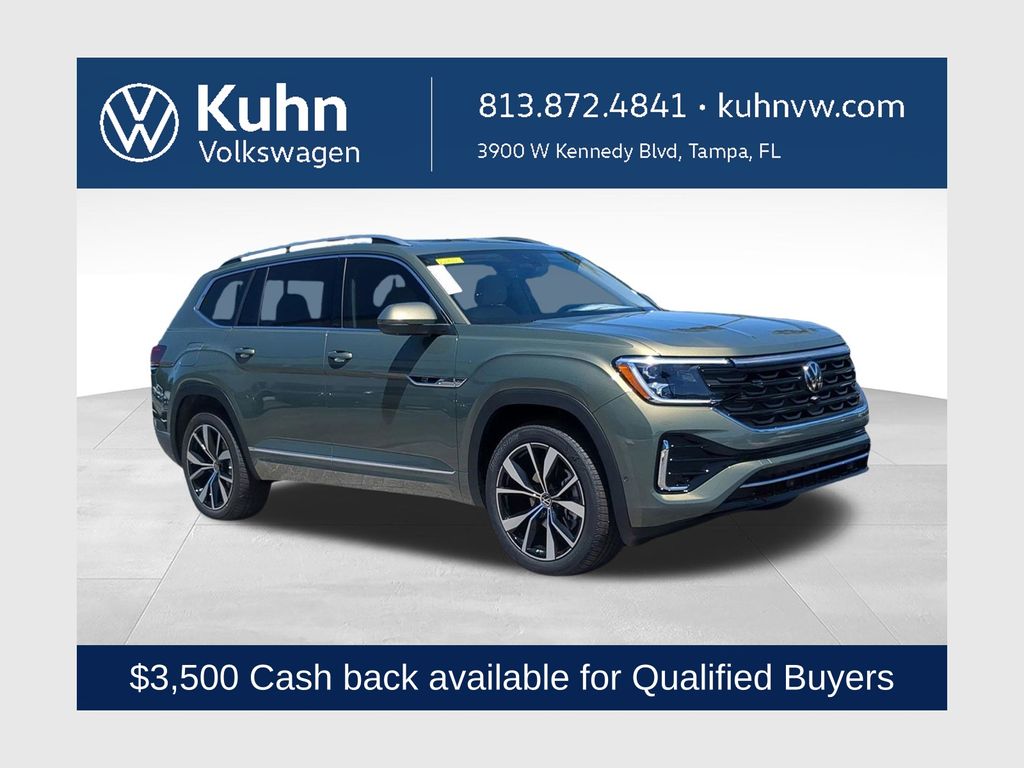 Avocado Green Pearl 2026 Volkswagen Atlas SUV / Crossover All-Wheel Drive 8-Speed Automatic