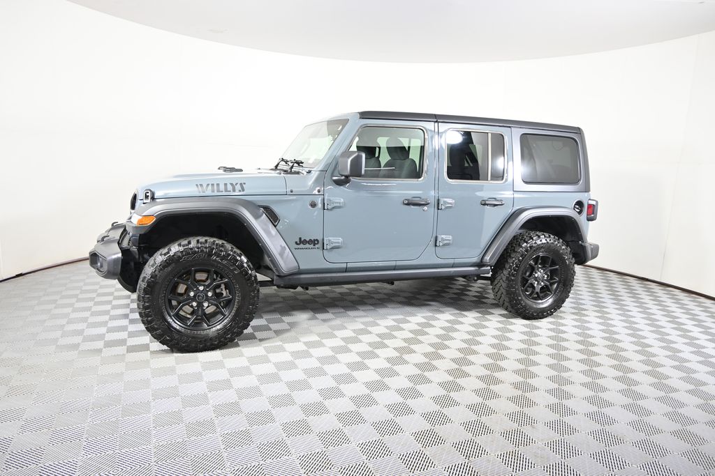 Used 2026 Jeep Wrangler 4-Door Willys with VIN 1C4PJXDG8TW173519 for sale in Forest Lake, Minnesota