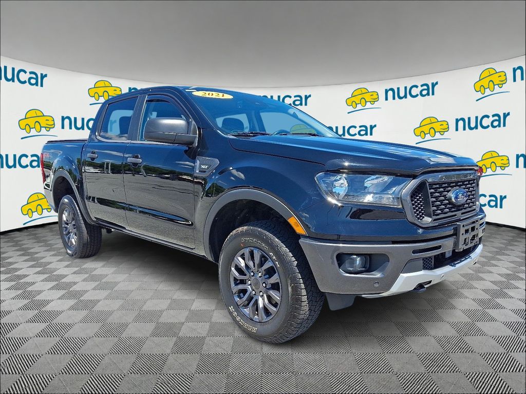 Shadow Black 2021 Ford Ranger Pickup Truck Four-Wheel Drive Automatic