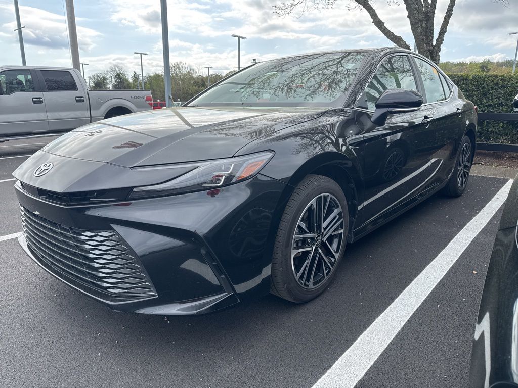 Midnight Black Metallic 2025 Toyota Camry XLE AWD Sedan All-Wheel Drive Continuously Variable Transmission