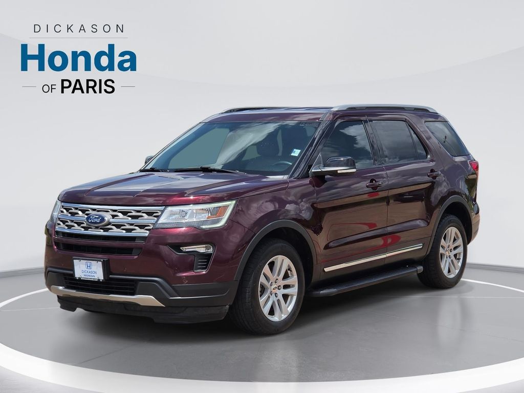 Red (Burgundy) 2018 Ford Explorer SUV / Crossover All-Wheel Drive 6-Speed Automatic