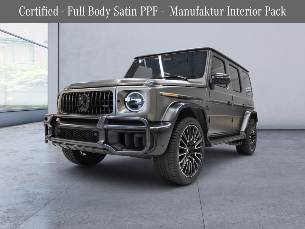 Gray (MANUFAKTUR Monza Grey) 2025 Mercedes-Benz G-Class SUV / Crossover All-Wheel Drive 9-Speed Automatic