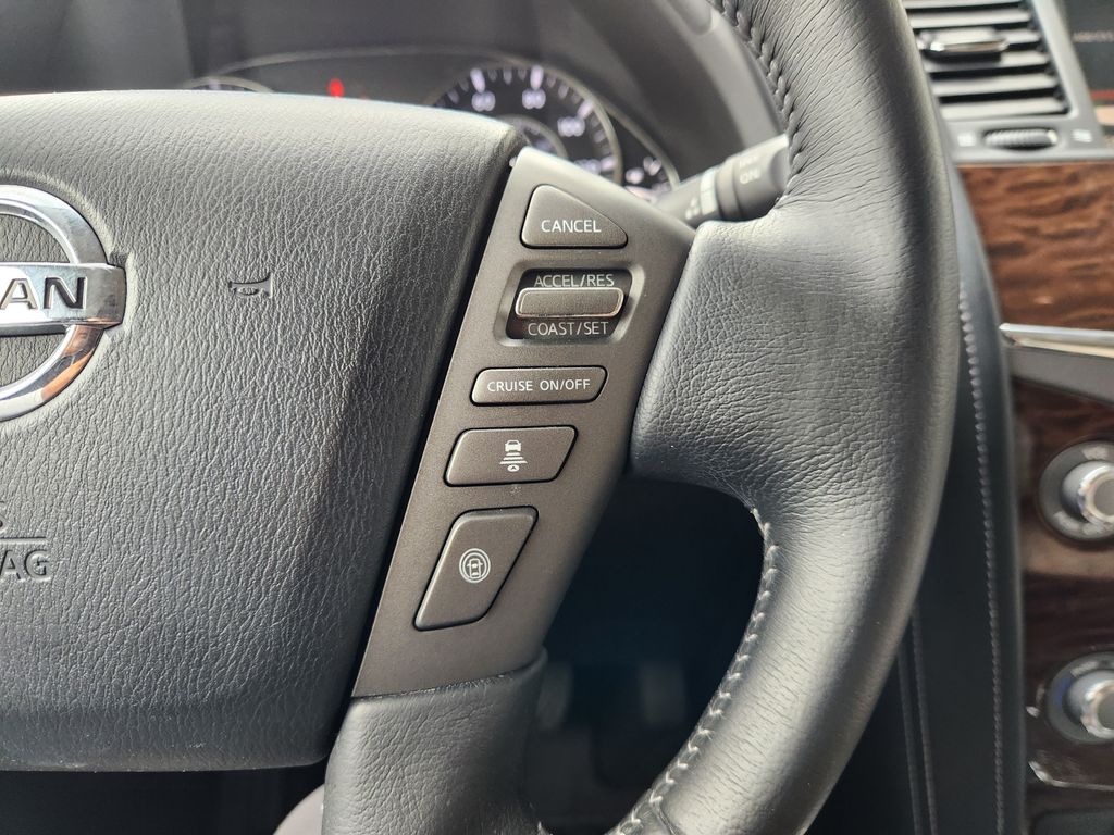 2019 Nissan Armada Platinum White at Bravo Nissan