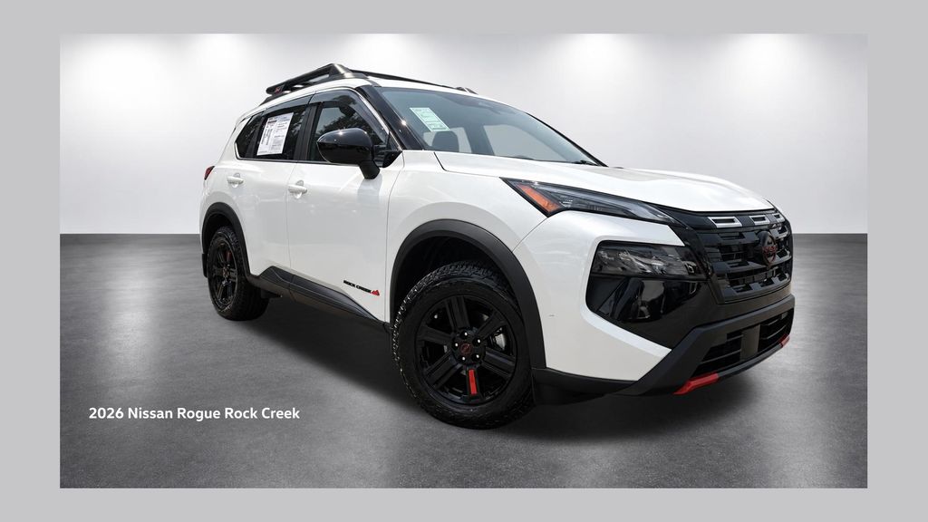 Everest White Pearl Tricoat 2026 Nissan Rogue SUV / Crossover All-Wheel Drive Continuously Variable Transmission