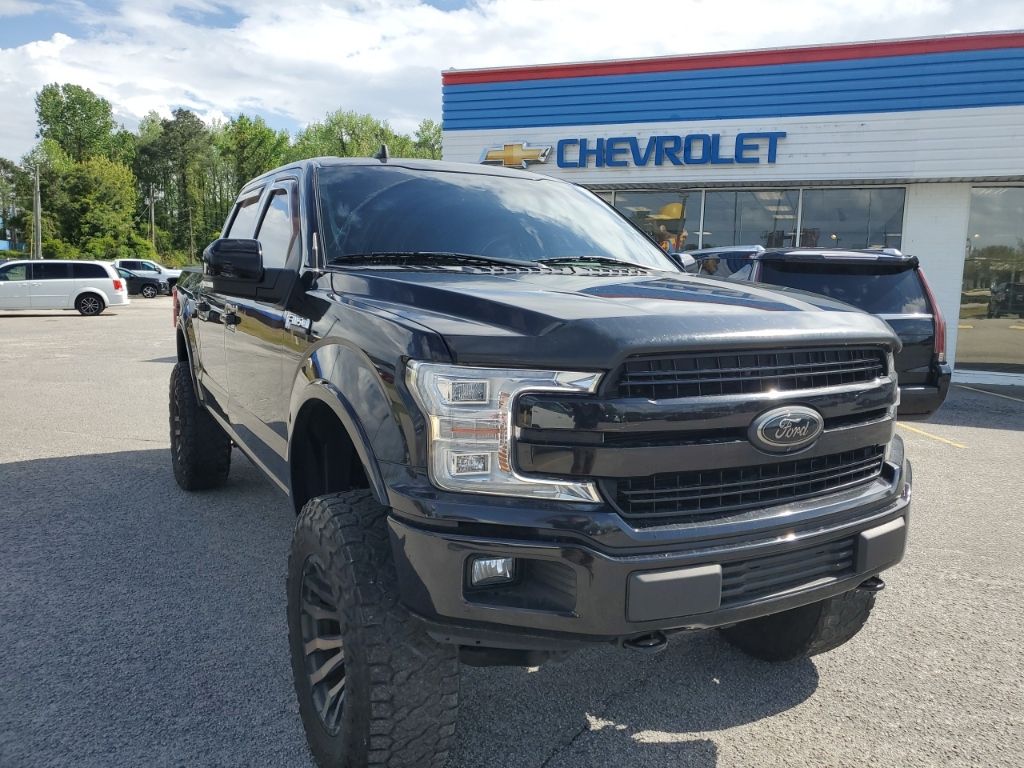 Black 2020 Ford F-150 Lariat SuperCrew 4WD Pickup Truck Four-Wheel Drive Automatic