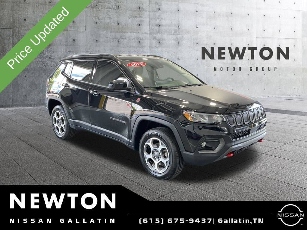 Diamond Black 2022 Jeep Compass SUV / Crossover Four-Wheel Drive 9-Speed Automatic