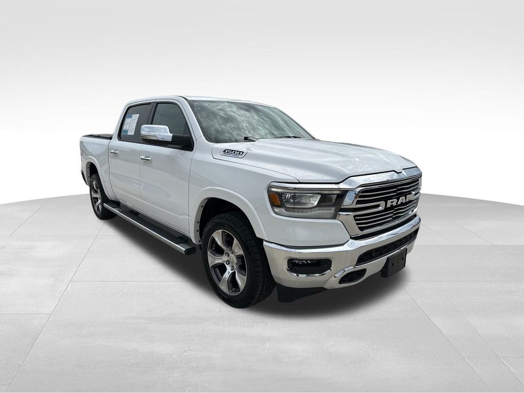2021 Bright White Clearcoat Ram 1500 Laramie 4X4 Truck