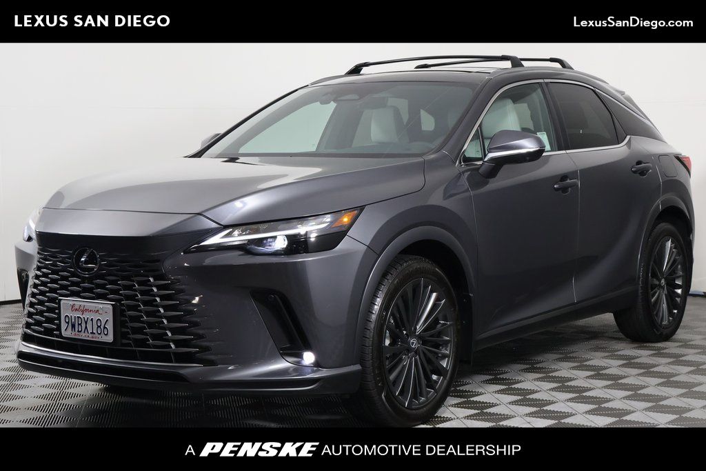 Cloudburst Gray 2026 Lexus RX Hybrid SUV / Crossover All-Wheel Drive Continuously Variable Transmission