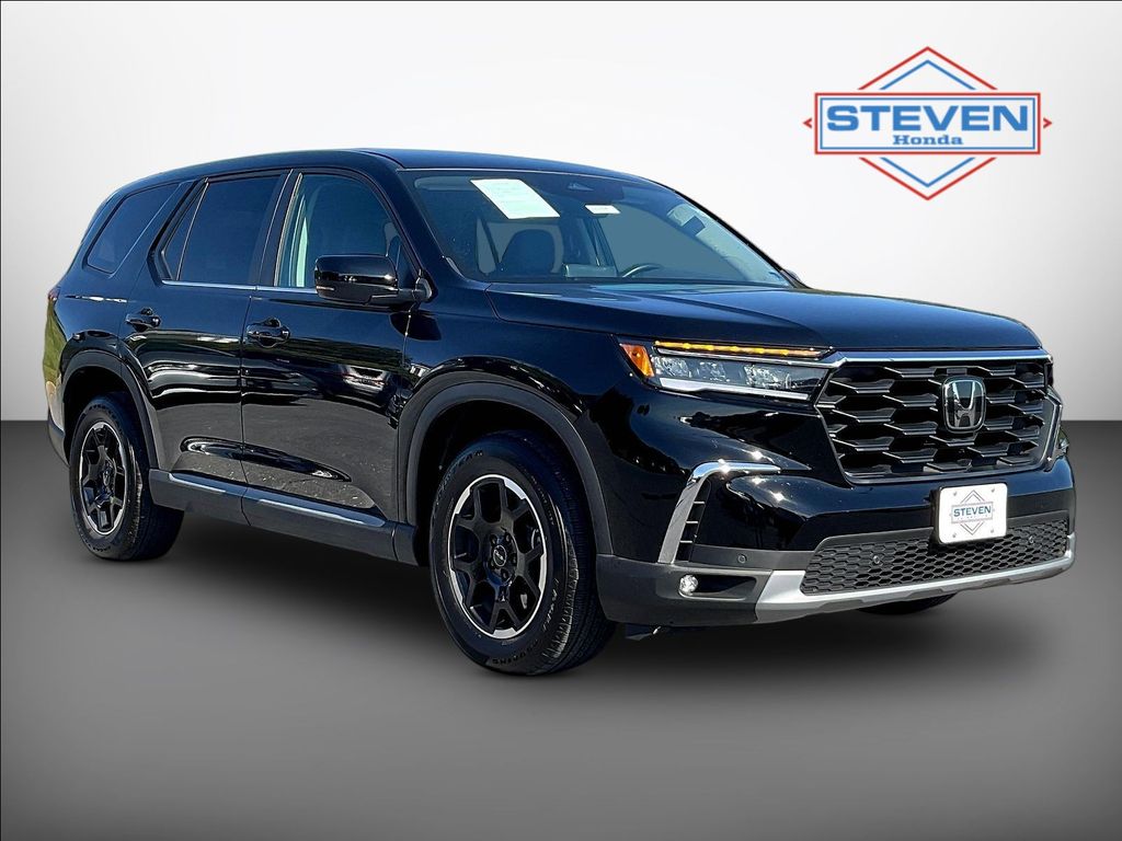 Crystal Black Pearl 2025 Honda Pilot SUV / Crossover All-Wheel Drive Automatic