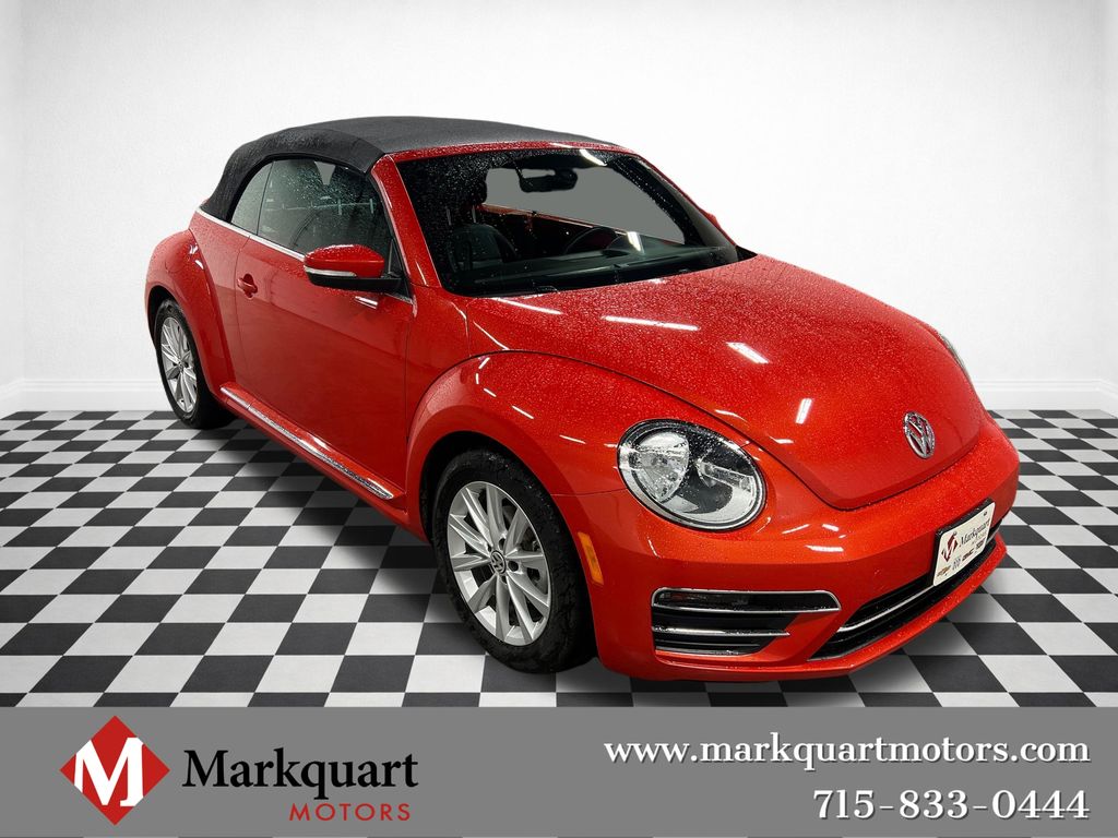 Orange Metallic 2019 Volkswagen Beetle 2.0T SE Convertible FWD Convertible Front-Wheel Drive 6-Speed Automatic