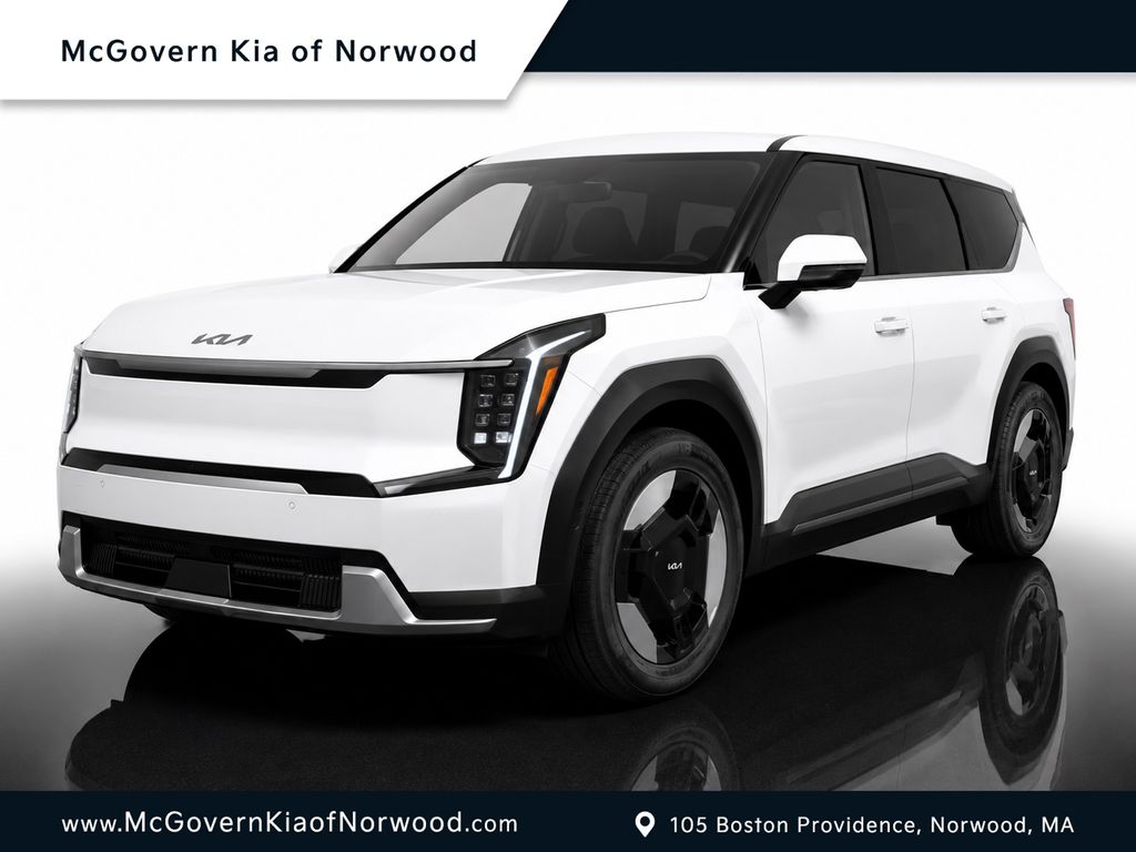 Glacial White Pearl 2026 Kia EV9 Wind AWD SUV / Crossover All-Wheel Drive 1-Speed Automatic
