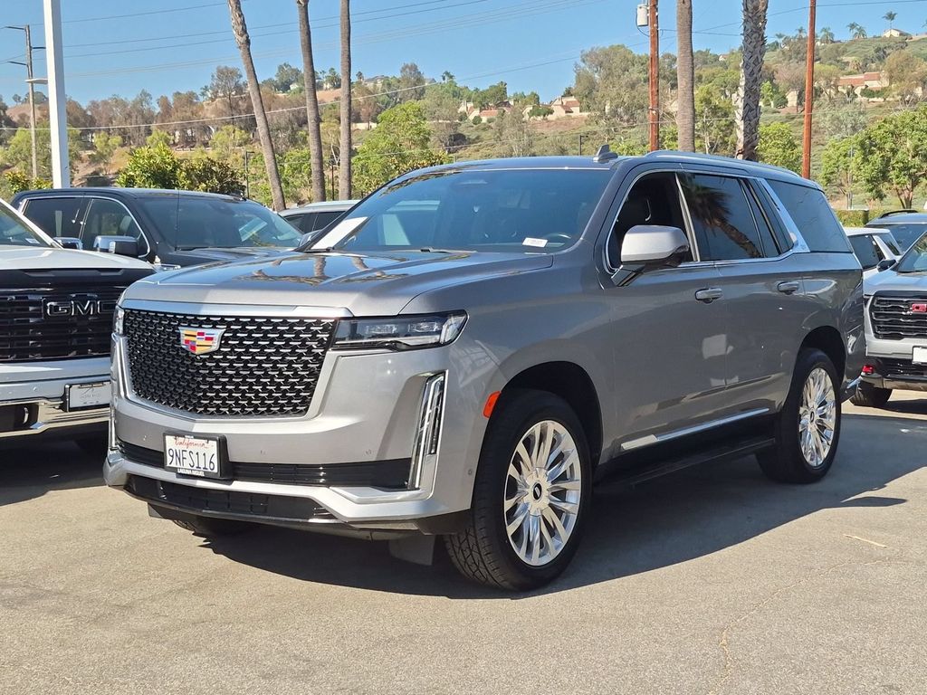 Gray (Satin Steel Metallic) 2022 Cadillac Escalade SUV / Crossover Rear-Wheel Drive Automatic