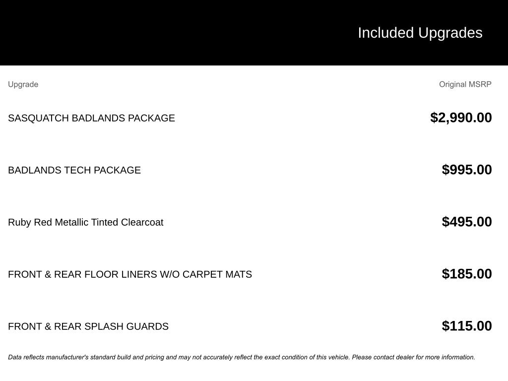 2025 Ford Bronco Sport Badlands