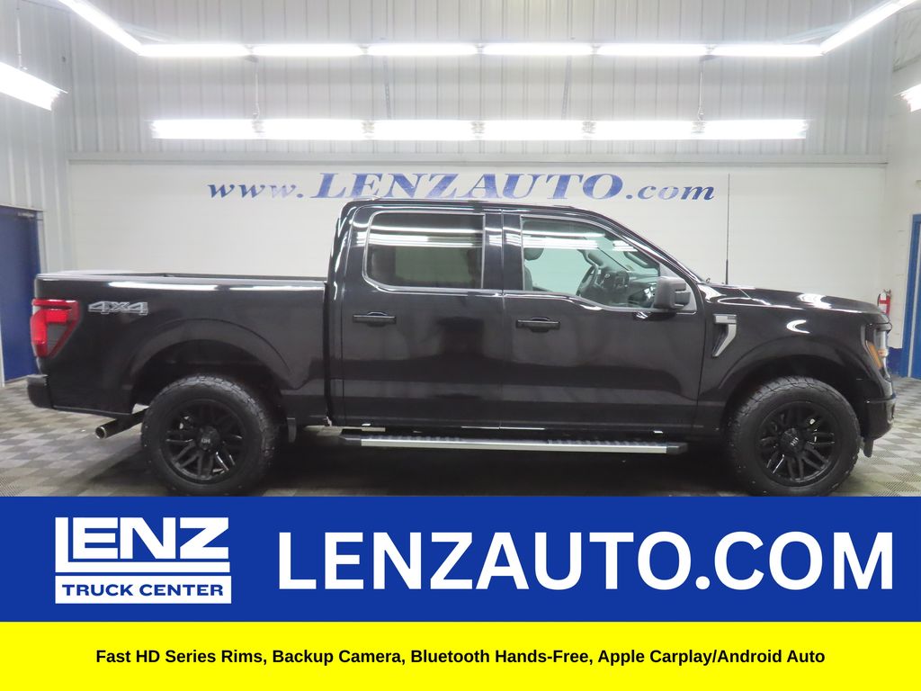 Agate Black Metallic 2025 Ford F-150 Pickup Truck Four-Wheel Drive Automatic