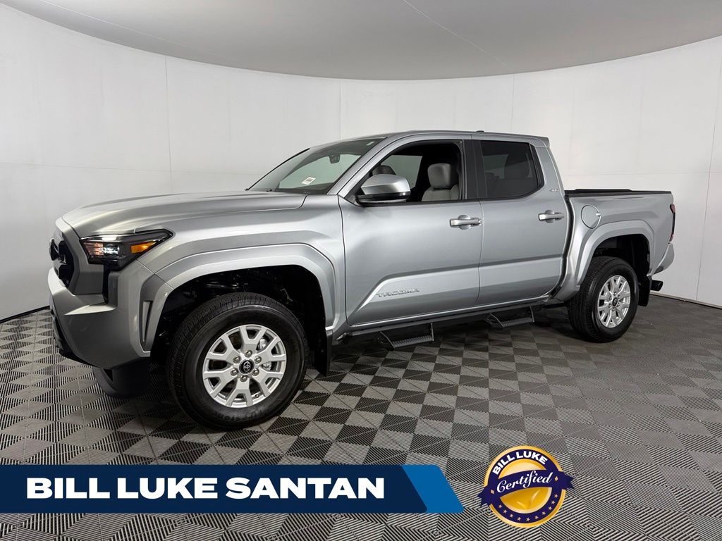 Celestial Silver Metallic 2025 Toyota Tacoma Pickup Truck Four-Wheel Drive 8-Speed Automatic