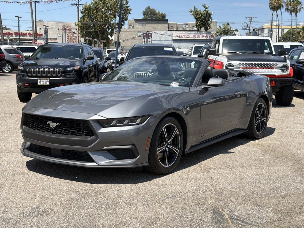 Carbonized Gray Metallic 2025 Ford Mustang Convertible Rear-Wheel Drive Automatic