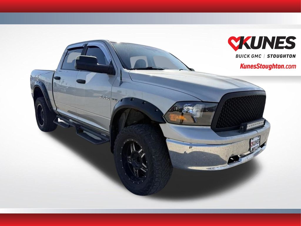 Light Graystone Pearlcoat 2010 Dodge RAM 1500 Pickup Truck Four-Wheel Drive 5-Speed Automatic