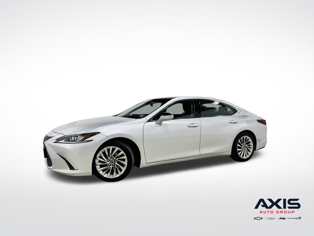 Silver Lining Metallic 2019 Lexus ES Sedan Front-Wheel Drive 8-Speed Automatic