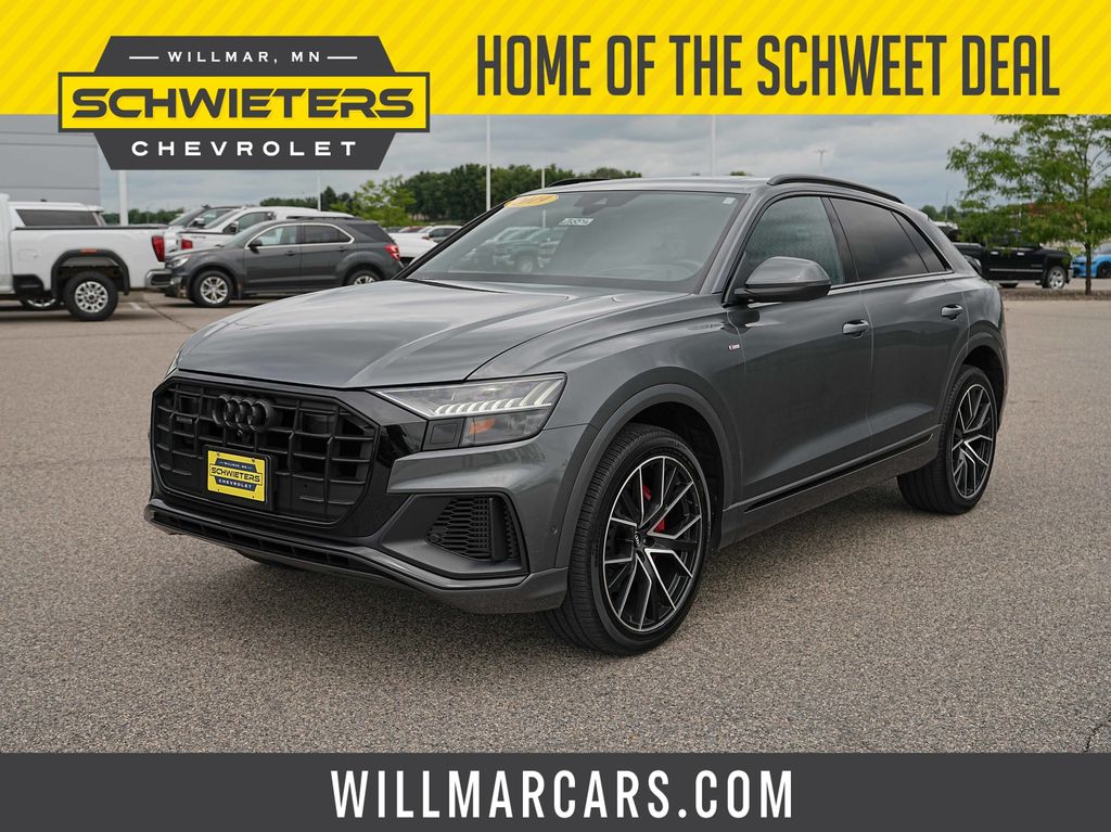 Gray 2019 Audi Q8 SUV / Crossover All-Wheel Drive 8-Speed Automatic