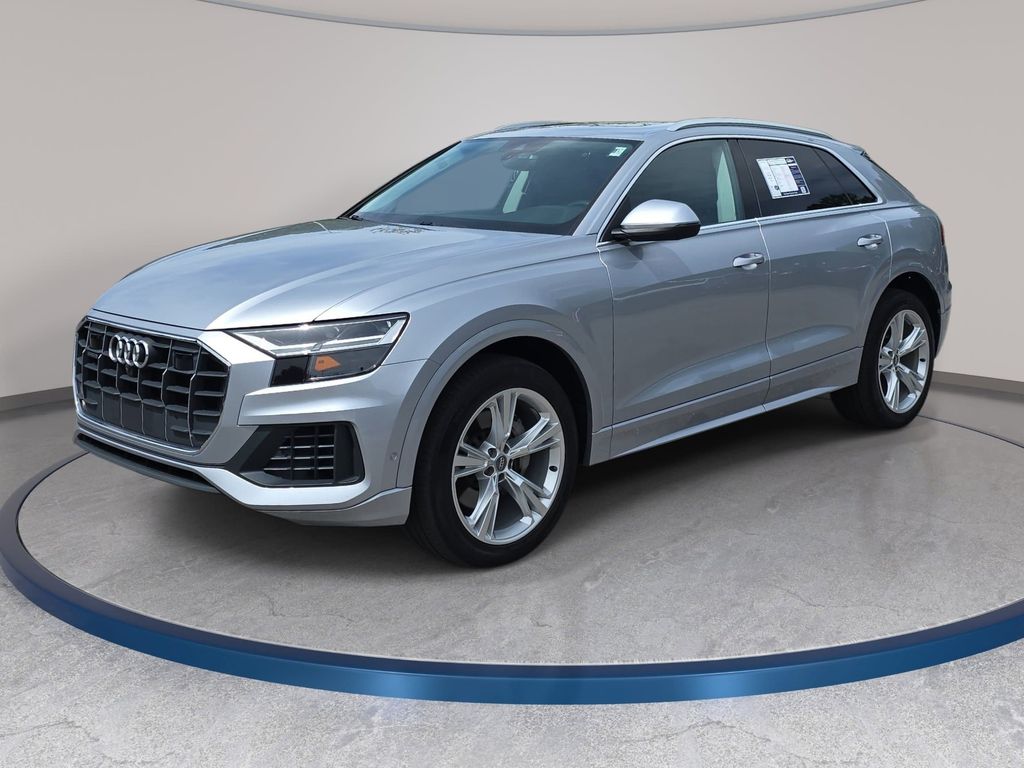 Florett Silver Metallic 2019 Audi Q8 quattro Premium Plus 55 TFSI SUV / Crossover All-Wheel Drive 8-Speed Automatic