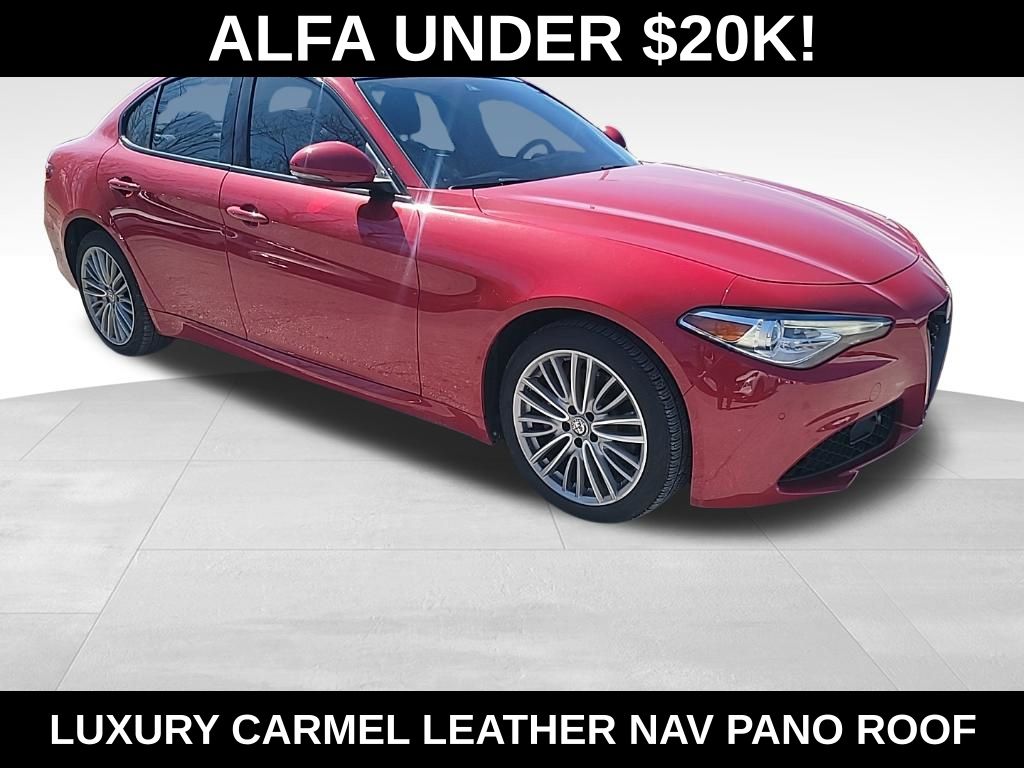 Alfa Rosso 2020 Alfa Romeo Giulia Ti AWD Sedan All-Wheel Drive 8-Speed Automatic