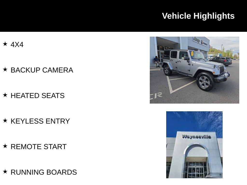 used 2018 Jeep Wrangler JK car, priced at $20,292