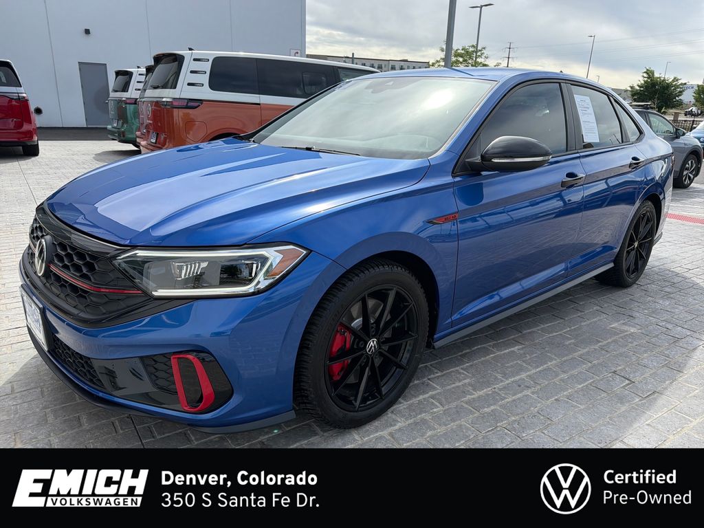 Rising Blue Metallic 2024 Volkswagen Jetta GLI 40th Anniversary Edition FWD Sedan Front-Wheel Drive 7-Speed Dual Clutch