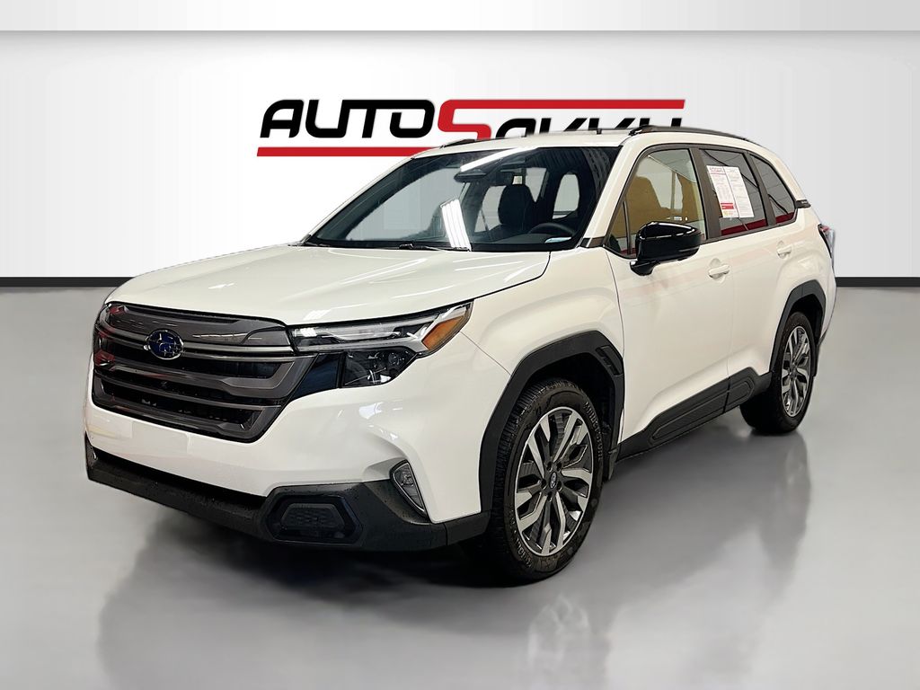 Used 2025 Crystal White Pearl Subaru Touring image 3