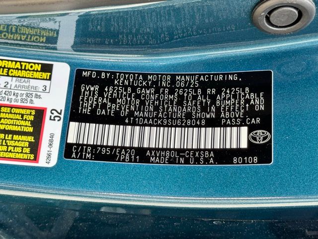 Used 2025 Toyota Camry Sedan