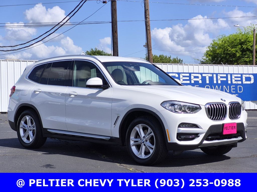Alpine White 2021 BMW X3 sDrive30i RWD SUV / Crossover Rear-Wheel Drive 8-Speed Automatic