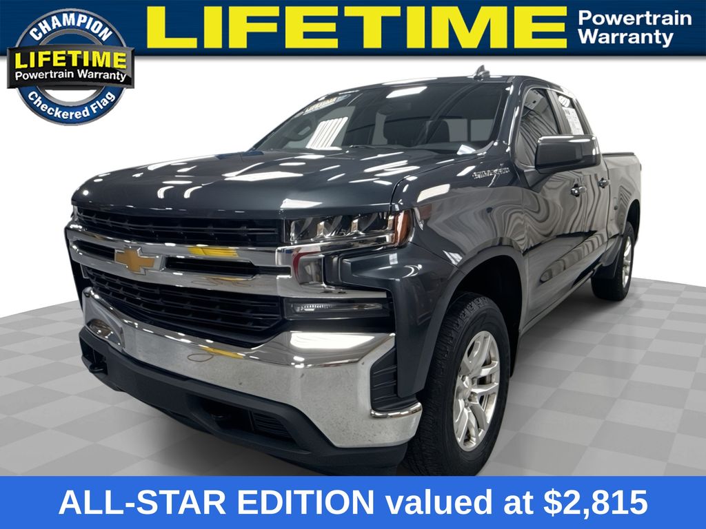 Shadow Gray Metallic 2020 Chevrolet Silverado 1500 Pickup Truck Four-Wheel Drive 8-Speed Automatic