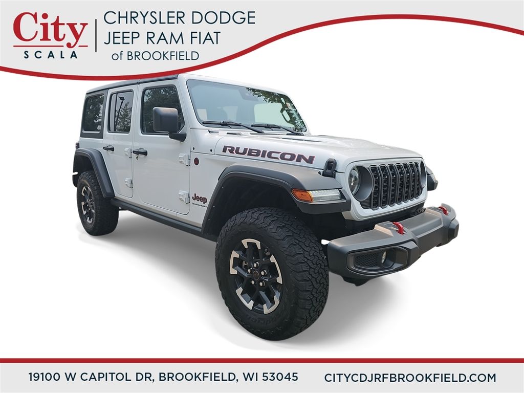 Bright White Clearcoat 2025 Jeep Wrangler SUV / Crossover Four-Wheel Drive 8-Speed Automatic